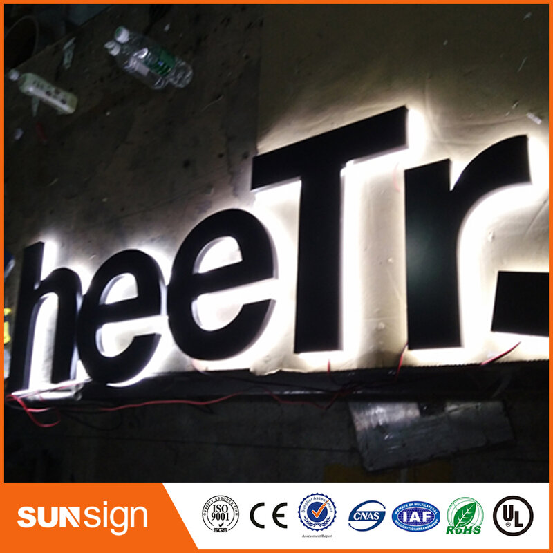 New advertising diy acrylic led backlit channel letter sign