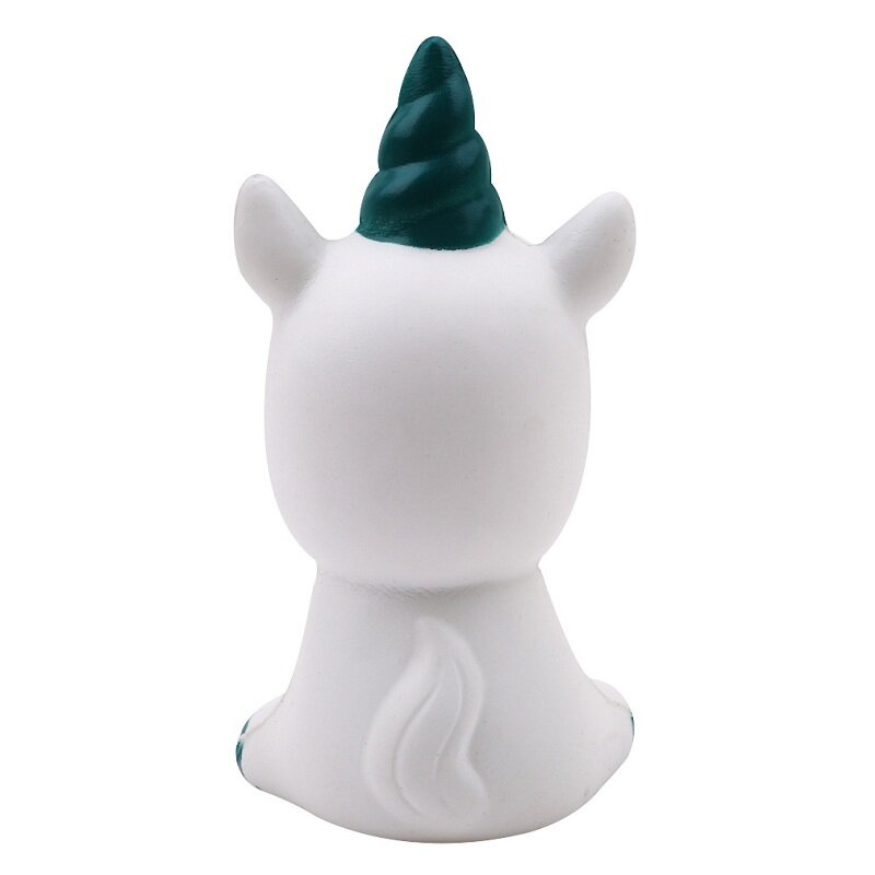 Squishy Doll de unicornio Galaxy de colores Jumbo Kawaii, levantamiento lento, alivio del estrés, juguetes para apretar para bebés, regalo de Navidad de 12*6*5CM