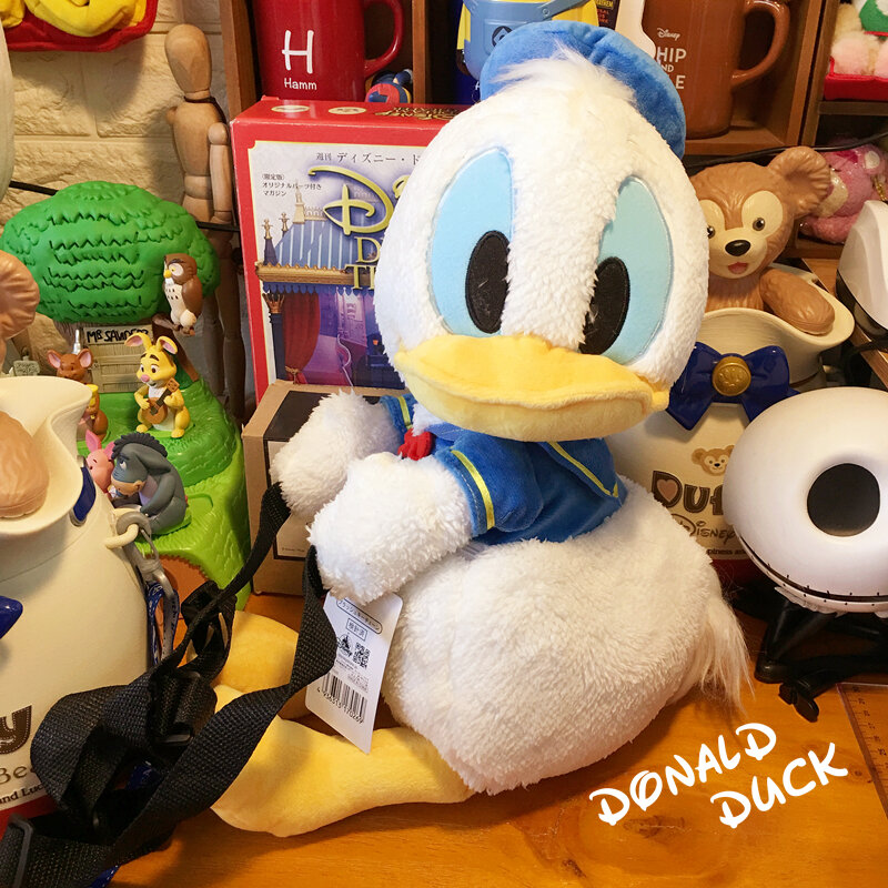 52cm Donald Duck plüsch spielzeug plüsch Rucksack stofftiere puppen Geburtstag präsentiert für kinder