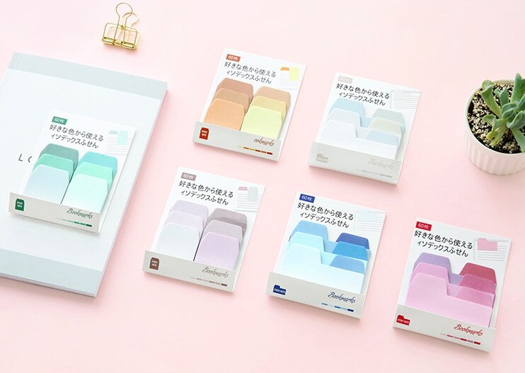 Happy color sticky note memo pad(1pack)