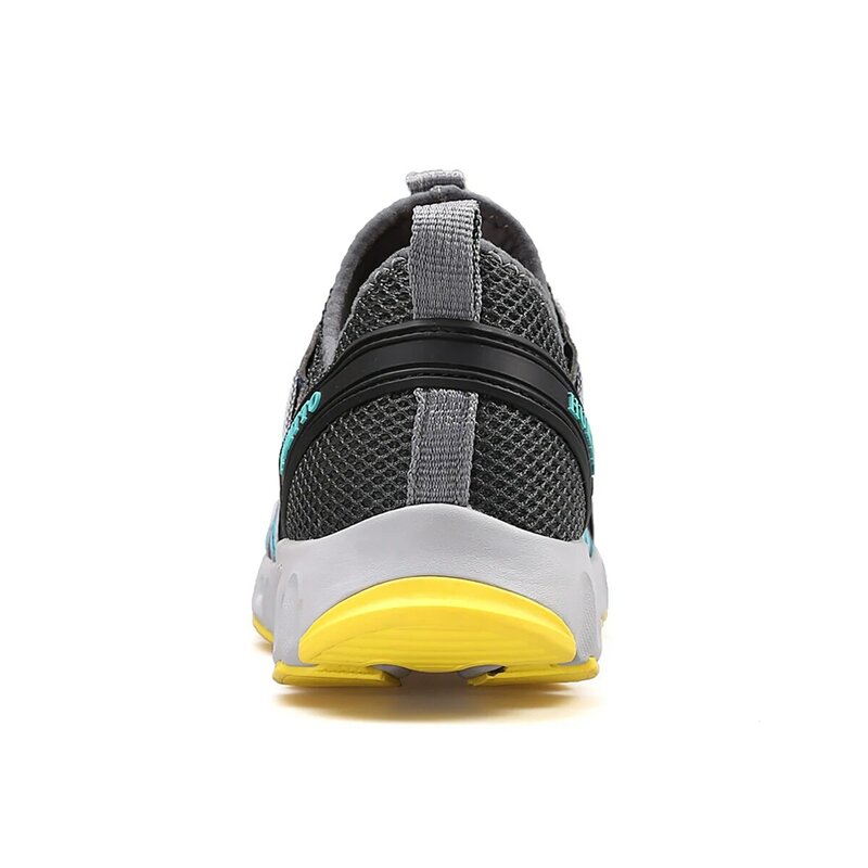 여름 통기성 방수 남성 신발, 아웃도어 전문 미끄럼 방지 디자이너 스니커즈, 가벼운 레이스업 남성 메쉬 캐주얼 신발