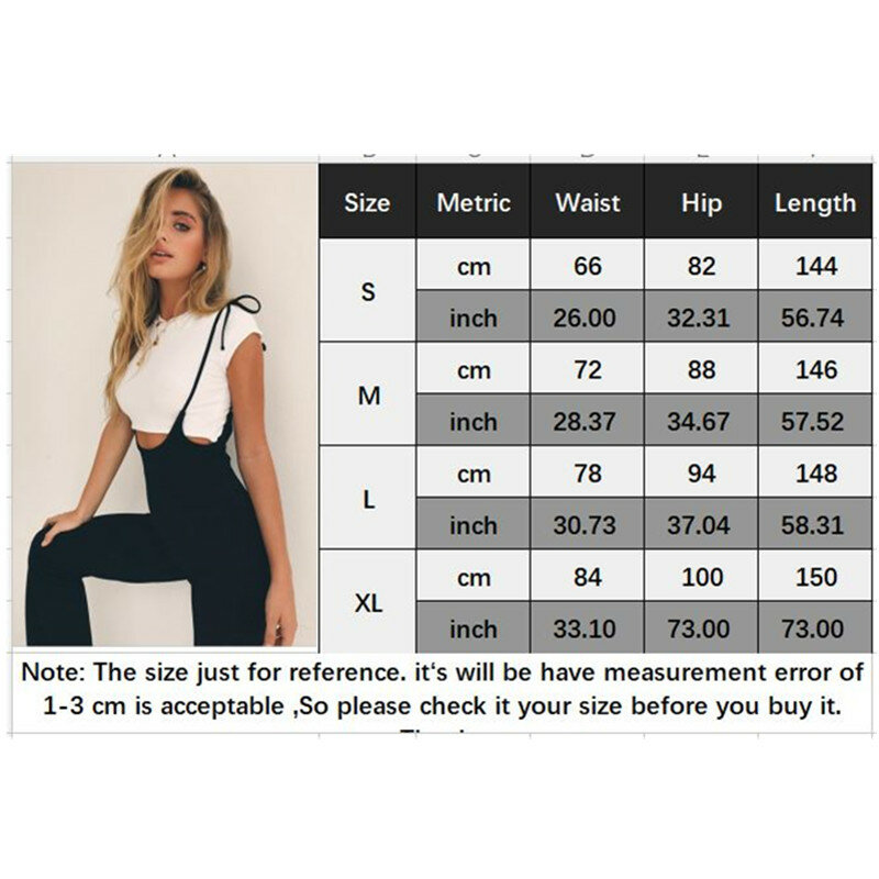 SINFEEL Elegant Sexy Spaghetti Strap Womens Jumpsuit Sleeveless Backless Casual Straight Jumpsuits Leotard Overalls Long Pants