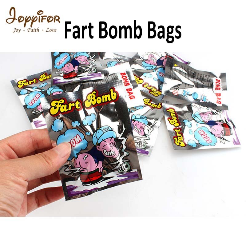 Prima aprilis 10 sztuk/zestaw śmieszne torby bomba Fart śmierdzący śmieszne Gags praktyczne żarty zabawka trudne zabawki