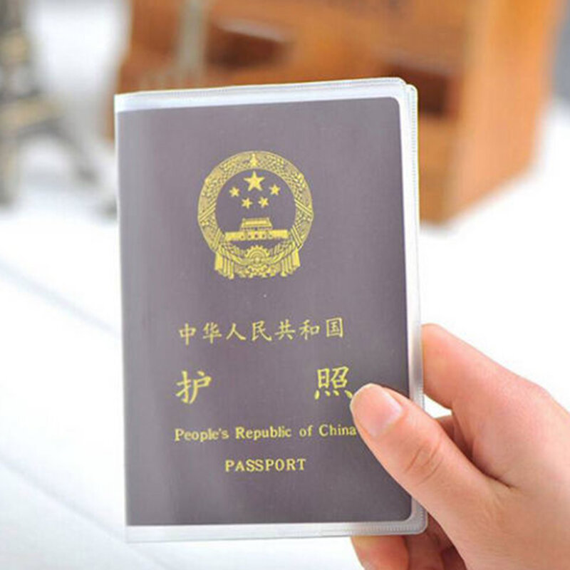 Okładka na paszport Przezroczyste, wodoodporne, poziome torby na paszporty. Etui ochronne unisex. Karta kredytowa. Dom na zewnątrz