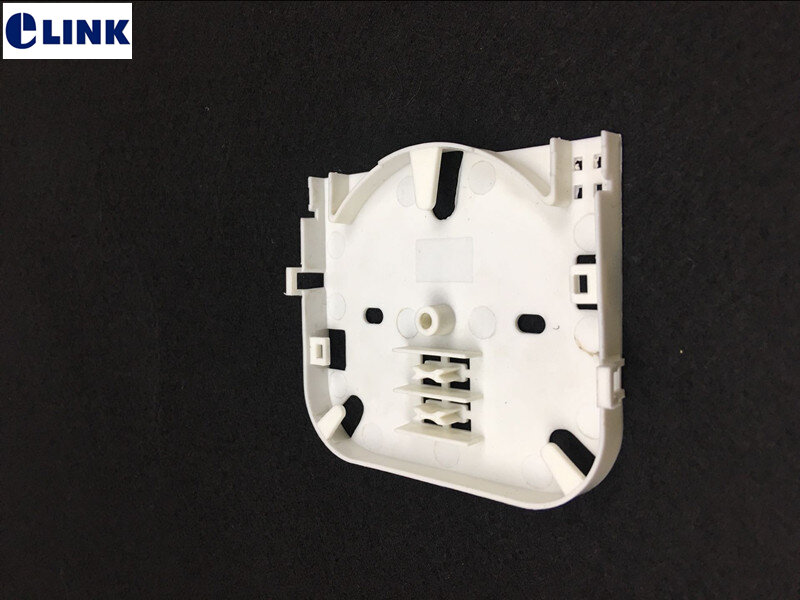 MINI bandeja de empalme de fibra 2 y 4 para panel de parche de fibra ABS, nuevo material de alta calidad, caja de terminales de fibra cuadrada, bandeja de empalme, 30 piezas