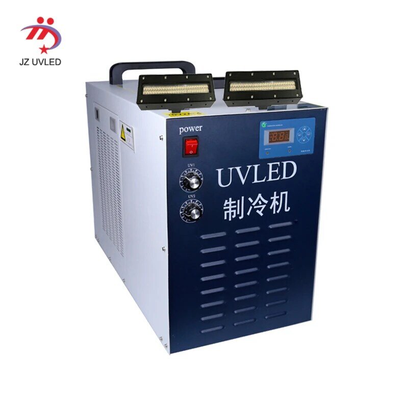 Máquina de cura led uv, 1700w, 180x15mm, 395nm, refrigeração a água, para impressora digital