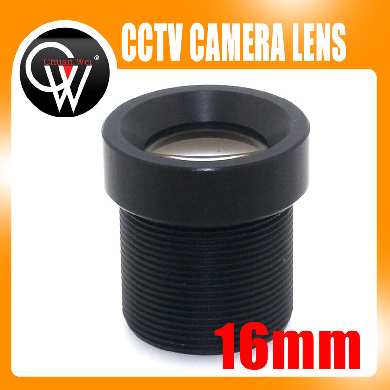 Lens Board Camera para CCTV, câmera de segurança, CCD CMOS, Lens1, 3 "e 1/4" F2.0, 16mm, 5pcs por lote