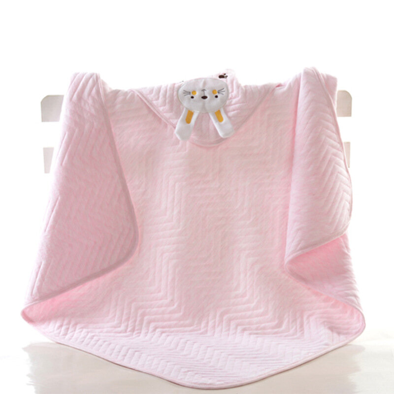 Drap de bain pour bébé en coton multi-usage | Couverture d'été pour bébé, serviette de bain, attache kangourou pour bébé, sac de nuit, couverture de poussette