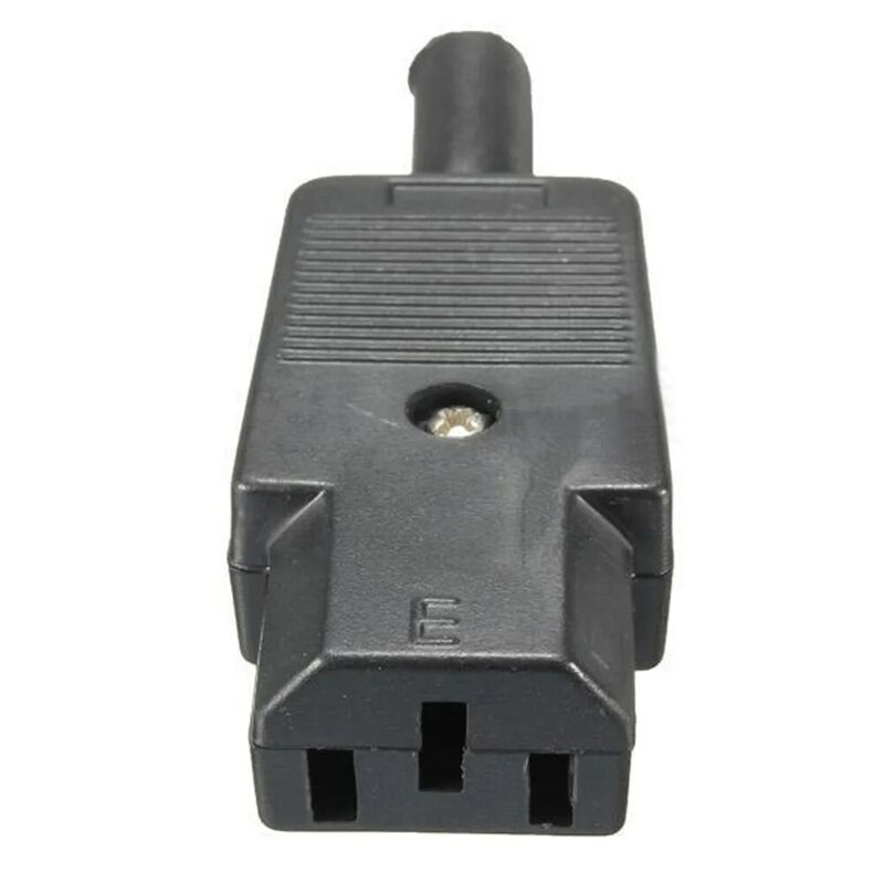 5 uds IEC 320 C13 adaptador de enchufe hembra 3pin hembra cable de alimentación Rewirable conector