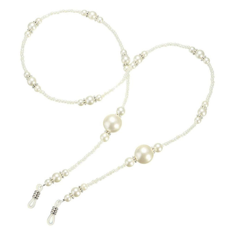 Hot Sale Fashion New Pearl Beaded Eyeglass Holder Necklace Sunglass Eye Sun Glasses Chain Lanyard Cord Holder neck strap Rope
