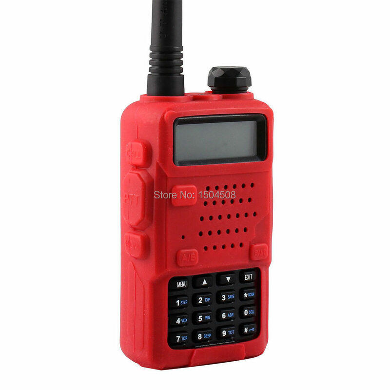 Baofeng walkie talkie borracha macio caso capa para rádio para baofeng UV-5R UV-5RA UV-5RB TH-F8 UV-5RE