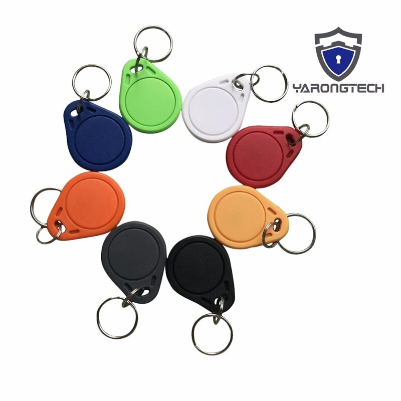 13.56mhz MIFARE Classic 1K RFID Tag ABS ISO 14443A Key fob For Hotel Lock Key (pack of 10)