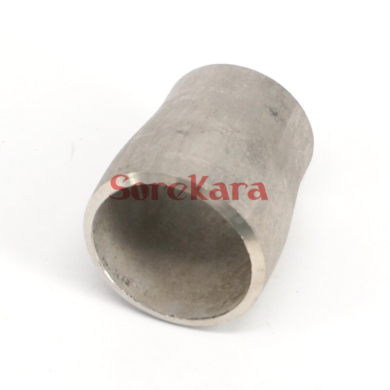 Empalme reductor concéntrico de acero inoxidable 304, accesorio de tubería soldada, 45x38mm, agua, gas y aceite