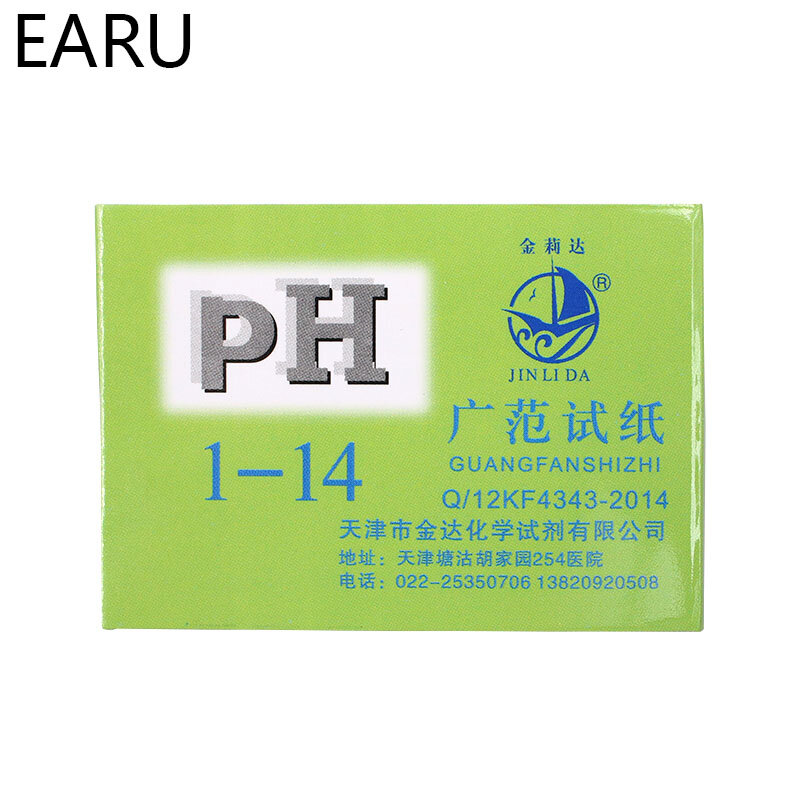 PH 테스트 스트립 전체 PH 미터 PH 컨트롤러, 1-14 번째 표시기, 리트머스 테스터 종이 물 오염 키트, 팩당 80 스트립