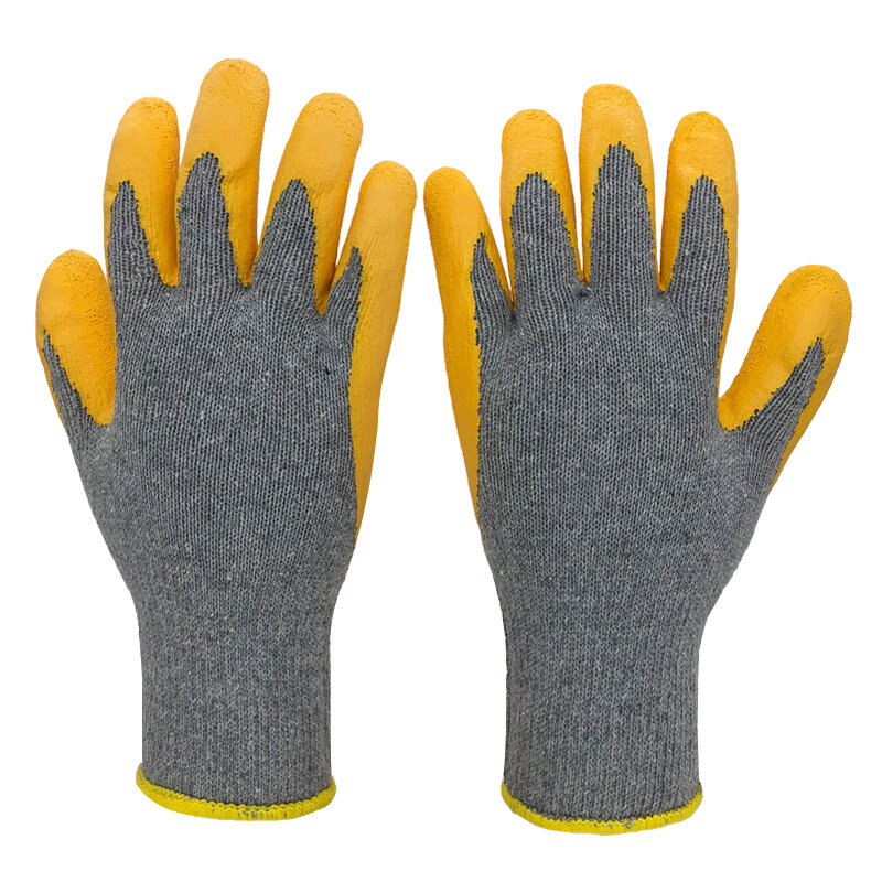 RJS-guantes de trabajo de seguridad anticorte, protección de látex, para trabajadores de jardín, conducir, outdoor2012
