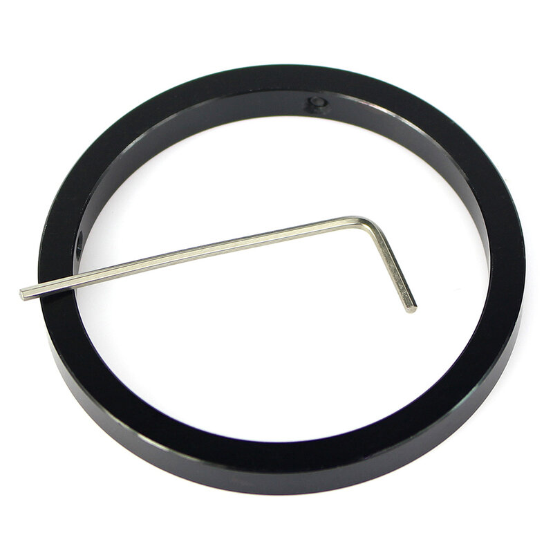 Laida 2 "Parfocale Ring Precisie Machinaal Bewerkte Aluminium Zwart Anodiseren Set Van Twee Voor Fotografie Focussering Ld2030b