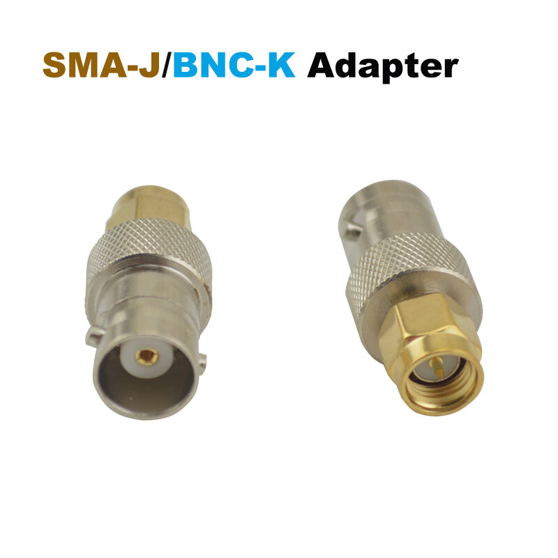 SMA-J (SMA Laki-laki)/BNC-K (BNC Perempuan) jack RF Adapter