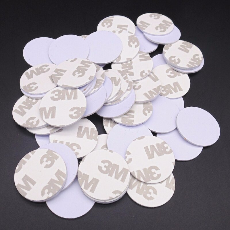 (10PCS/LOT) TK4100(EM4100) RFID 125khz Stickers Coins 25mm Smart Tags Read-only Access Control Cards