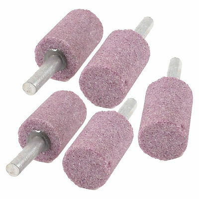 5 Pieces Mauve Silver Tone Mounted Point Abrasive Grinding Polishing Tool