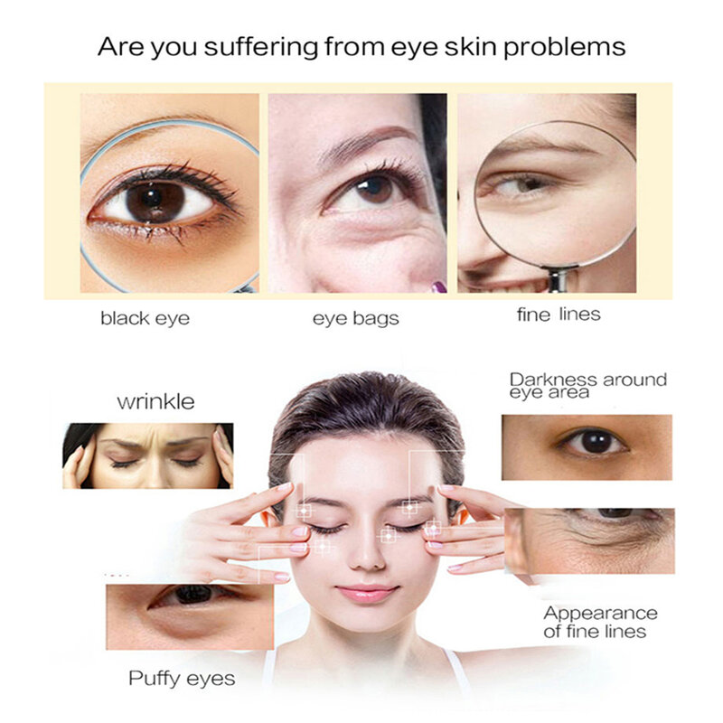 Fruit Anti-aging essence Eye Mask 2Pcs/Pack Prevent wrinkles Gel Eye Patches for Eye Care Dark Circles