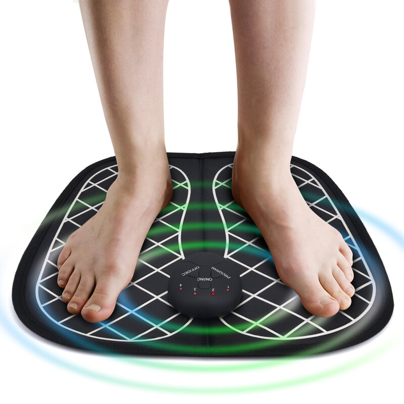 Électrique EMS masseur de pieds ABS physiothérapie revitalisante pédicure dizaines masseur de pieds sans fil pieds stimulateur musculaire unisexe A5