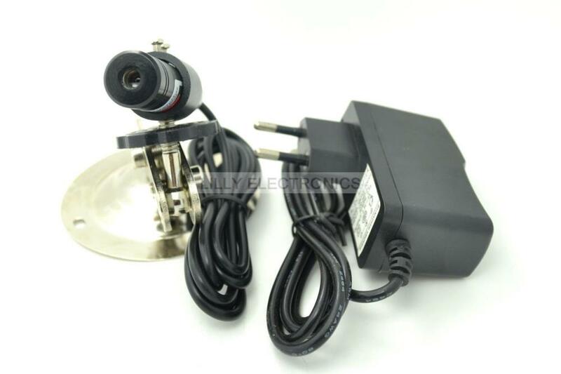 830nm 200mw IR Infrared Focusable Dot Laser Module w/ Adapter w/ Mount 16x68mm