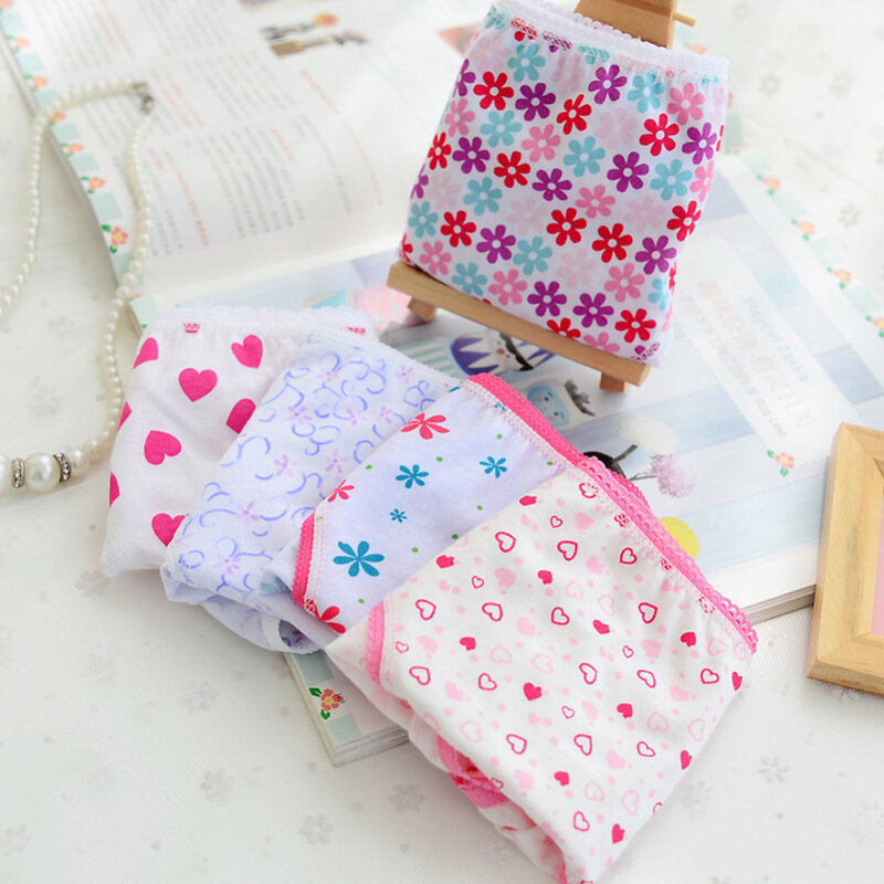 6 teile/paket 2018 Mode Neue Baby Mädchen Unterwäsche Baumwolle Höschen Für Mädchen Kinder Short Slip Kinder Unterhosen