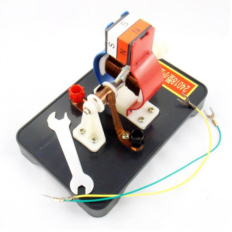 Kit de motor elétrico dc simples de montar, brinquedos educativos para crianças de física e ciências