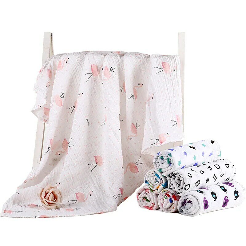 Muslinlife 2021 New Infant Baby Blanket,Newborn Baby Muslin Blanket Swaddle Bamboo Cotton,Soft Baby Bath Towel Swaddle Blankets