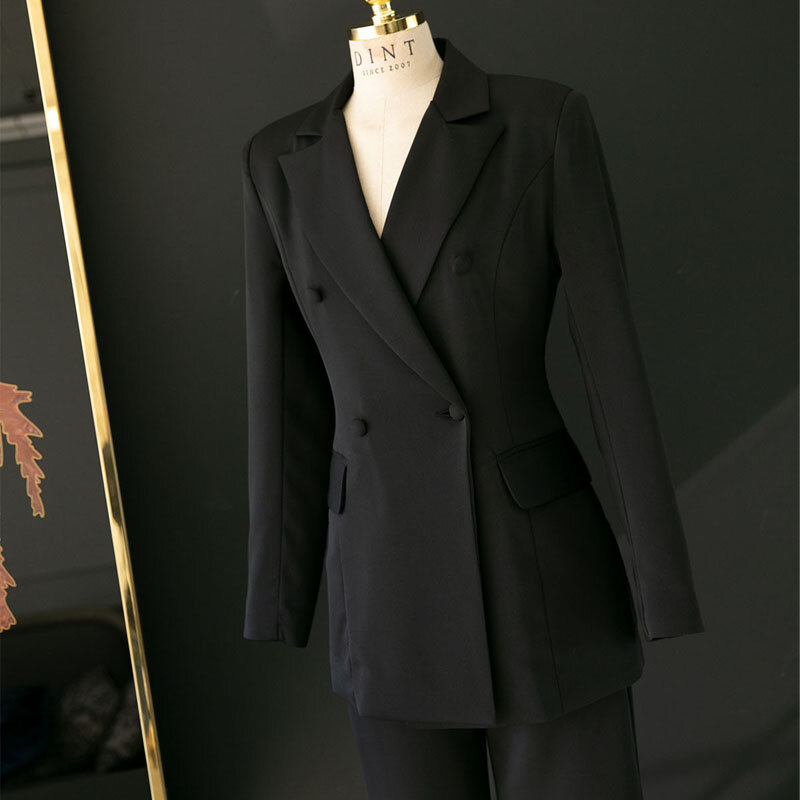リアルショット女子新製品ヨーロッパやアメリカのファッション気質ビジネス ol オフィスカジュアルスーツツーピース TB190313