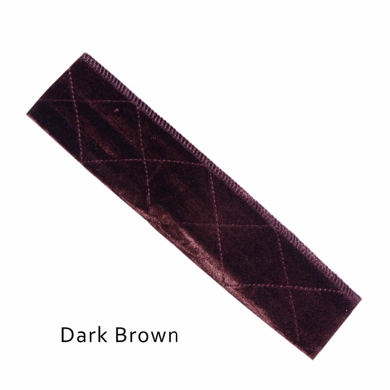 Bufanda de agarre de Peluca de terciopelo Flexible, banda para la cabeza cómoda, peluca ajustable de popa Beige, marrón oscuro, marrón, negro