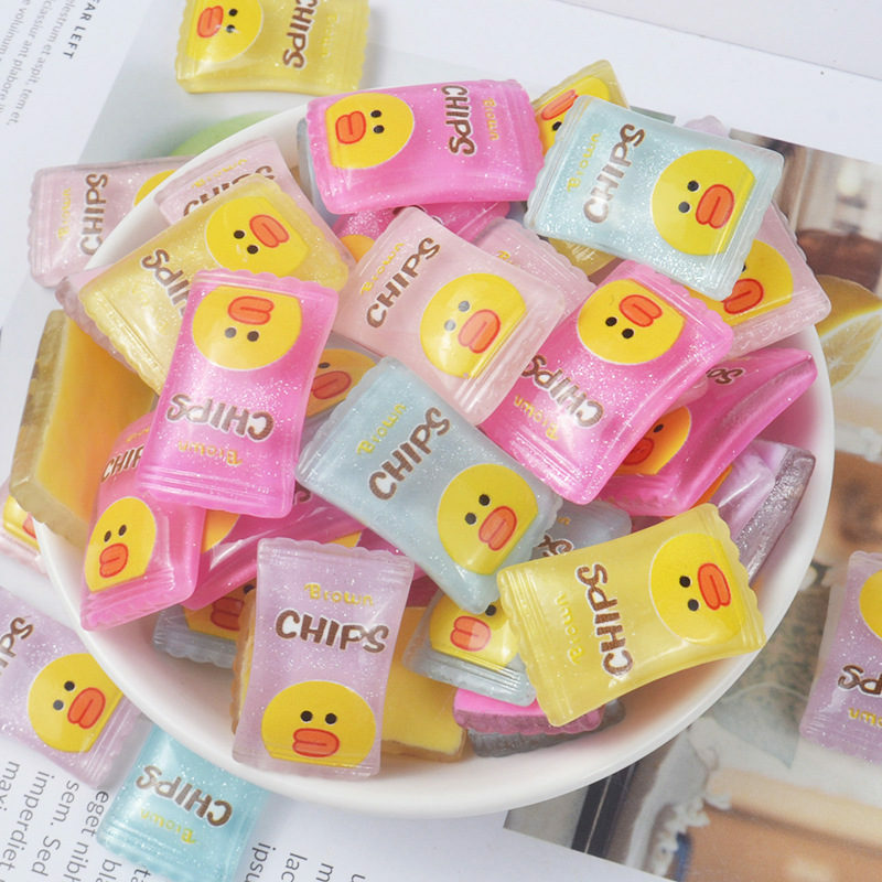 8pcs Cute Mini Toy Bear Rabbit Duck Candy Sweet Miniature For Dolls Accessories Kitchen Toys Hot Sale