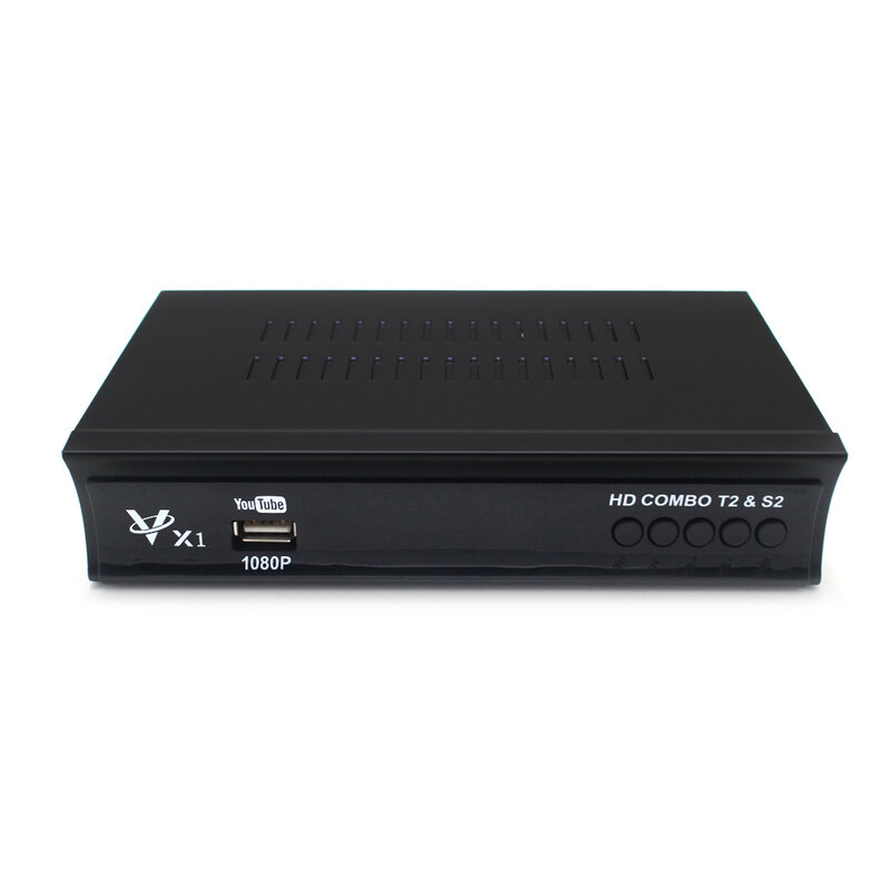 Vmade T2 S2 Combo Digital Full HD DVB Receptor de Satélite Sintonizador de TV Terrestre H.264 MPEG-2/4 Apoio 1080 p AC3 CCCAM IPTV + WIFI