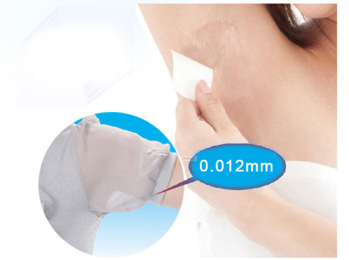 1 roll invisible absorb sweat underarm pad transparent Armpit tape deodorant antiperspirant Men Women Stickers