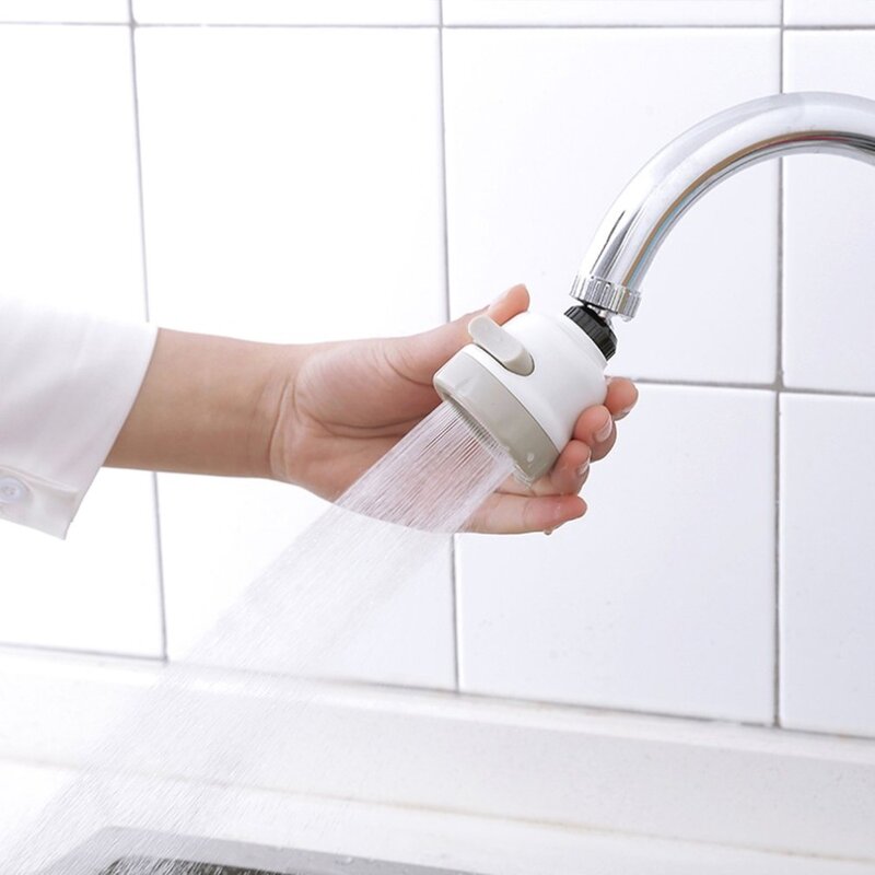 1pcs 360 Gradi Dell'acqua Nel Gorgogliatore Girevole Testa Risparmio Idrico Ugello Adattatore Rubinetto Da Cucina Spruzzatore di Acqua di Acqua Dispositivo di Risparmio di Vendita