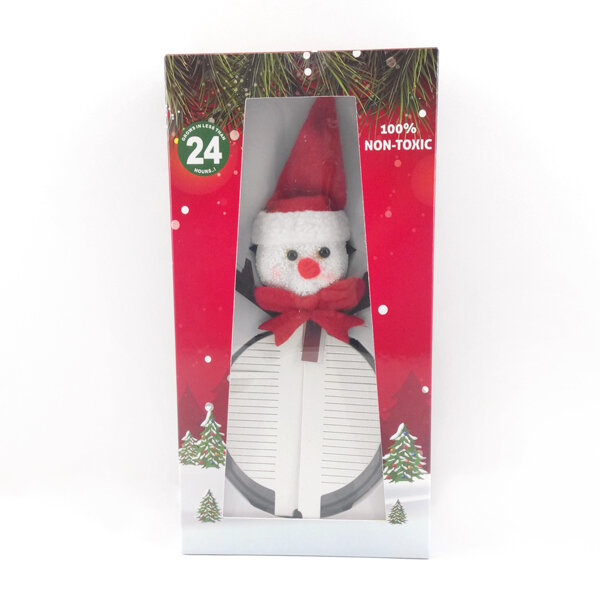 2020 22Hx9Dcm White Magic Growing Paper Snowman Tree Mystically Snow Man Crystals Christmas Trees Kids Toys For Children Novelty