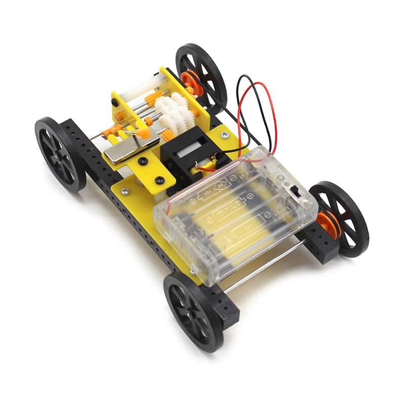 Diyキットギアシフトカーキット 3 速調整機械式伝送モデルdiy電子スイート手作りおもちゃ