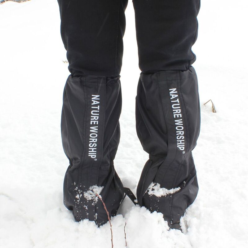 NUEVO 1 Par Impermeable Al Aire Libre Senderismo Caminar Escalada Caza Nieve Legging Polainas polainas de esquí