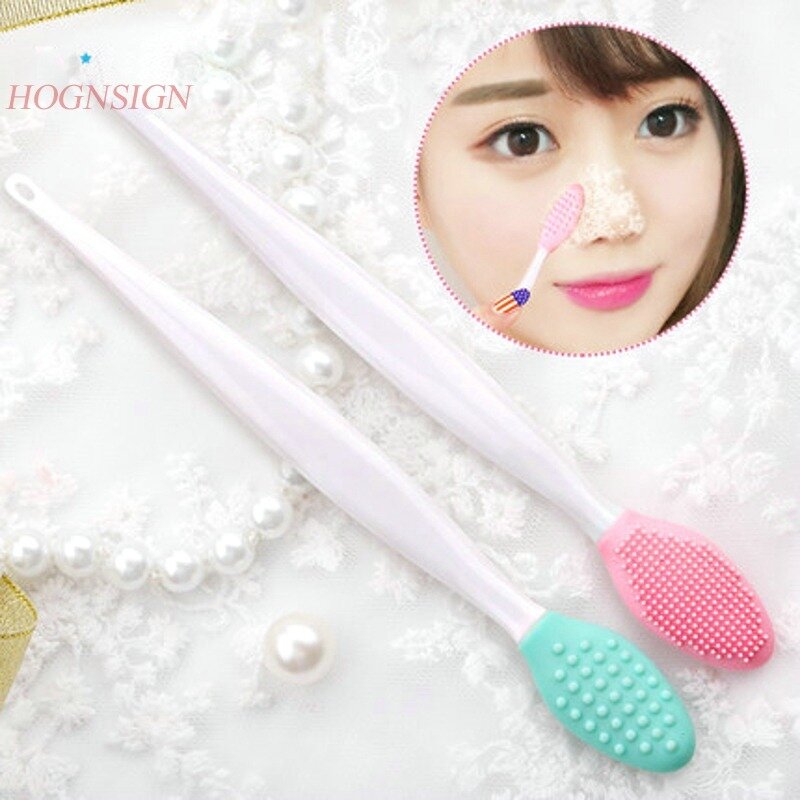 Silicone three-use nasal wash brush to blackhead wash brush cleansing brush staff nose brush