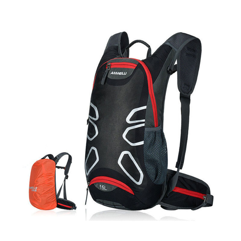 Водонепроницаемый нейлоновый рюкзак для мужчин, дорожная сумка 15 л для велоспорта и активного отдыха, многофункциональный мужской ранец с ...