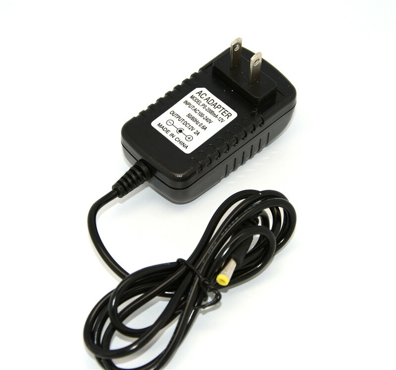Hkixdiste Ac Dc Adapter Dc 12V 2a Ac 100-240V Converter Adapter Oplader Voeding Ons Plug Zwart Groothandel Gratis Verzending