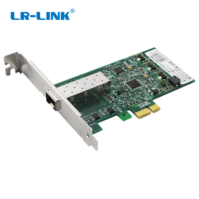 LR-LINK 9030pf-sfp pci express ethernet interface de rede controlador cartão 100mb servidor adaptador intel 82574 chip desktop pc