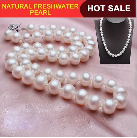 2026 New Fashion 925 Sterling Silver 100% Natural freshwater pearl white pearl necklaces necklaces best gifts for women Jewelry