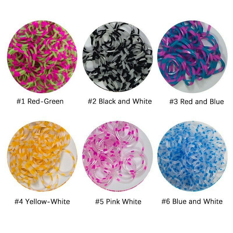 1800 sztuk gumowe bransoletki z gumek DIY zabawki dla zestaw dla dzieci Kid sznurowanie bransoletka silikonowe opaski gumowe elastyczne splot dziewczyna prezenty hurtownie