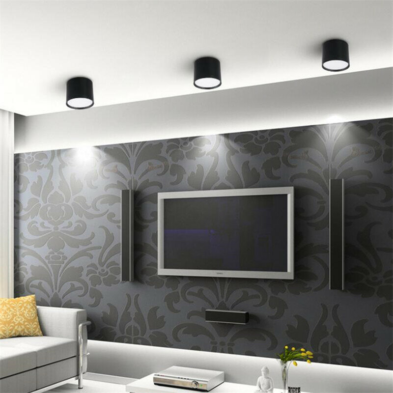 Lámpara LED de pared para interiores y hoteles, luces descendentes de diseño moderno de 10W/15W/20W, 220V, 110V, COB, montaje en superficie