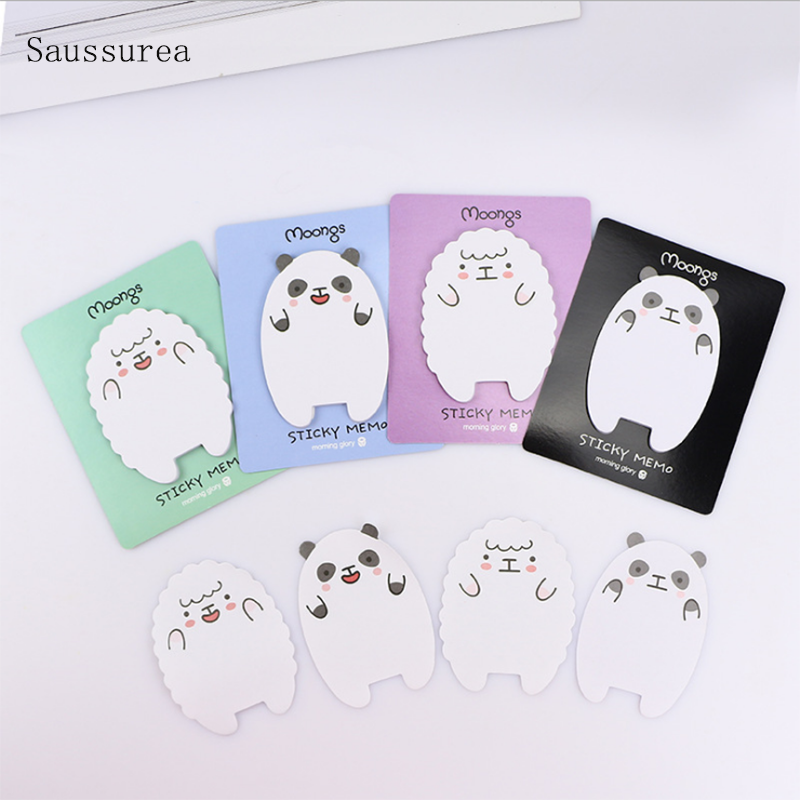 1pc Kawaii Children Like Lamb And Bear Memo Pad Paper Sticky Notes Post Notepad Papeleria Office And School Supplies Stationery