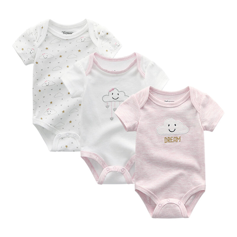 3 개/몫 아기 소년 옷 BodysuIts 아기 소녀 옷 유니콘 소녀 의류 Unisex 0-12M 아기 Bodysuits Roupas de bebe