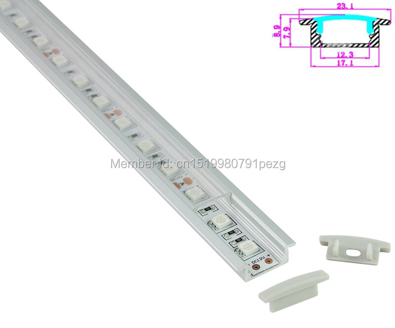 500 X 2M Sets/Lot Factory promotional aluminium profile for led strips and Flat T led extrusion channels for wall ceiling