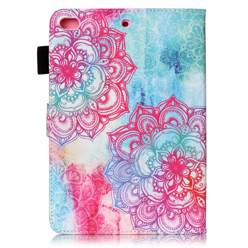 Tablet A1538 A1550 Funda Für iPad mini 4 Mode Mandala Floral Print Leder Flip Brieftasche Fall Abdeckung 7.9 "Coque shell Stehen