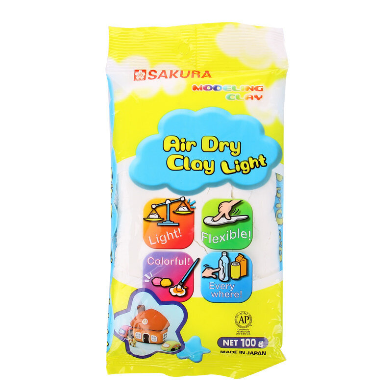 Sakura Paper clay plastic slime XKZ-11A paper clay 100g suit
